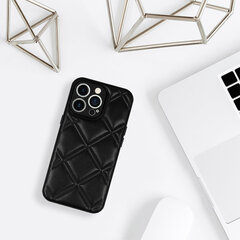 Чехол Leather 3D - iPhone 14 D3, черный цена и информация | Чехлы для телефонов | hansapost.ee