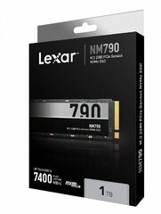 Lexar NM790 1TB M.2 2280 (LNM790X001T-RNNNG) hind ja info | Sisemised kõvakettad | hansapost.ee