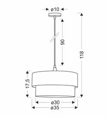 Rippvalgusti Candellux Scopello hind ja info | Rippvalgustid | hansapost.ee