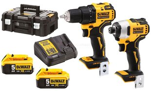 Aku tööriistade komplekt DeWalt Combokit DCK2061P2T hind ja info | Akutrellid, puurid ja kruvikeerajad | hansapost.ee