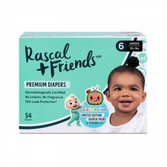 Подгузники Rascal and Friends размер 6, 16+ кг, 54 шт. цена и информация | Rascal and Friends Товары для детей и младенцев | hansapost.ee