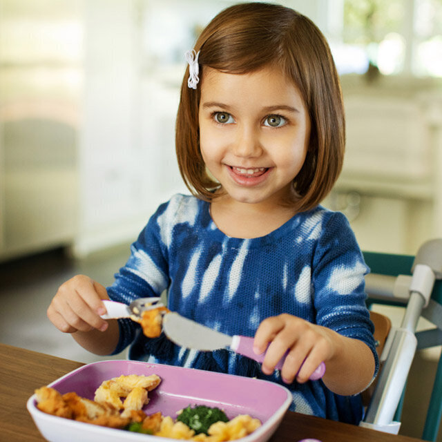 Söögitarvete komplekt Munchkin Splash purple, 18 kuud+, 3 tk. цена и информация | Laste taldrikud, kausid ja söögiriistad | hansapost.ee