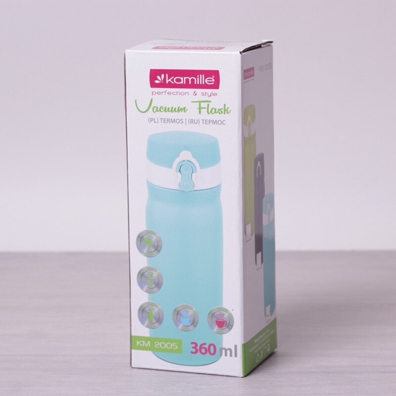 Termostass 360 ml KAMILLE цена и информация | Termosed ja termokruusid | hansapost.ee