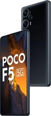 Poco F5 5G 12/256GB MZB0E5PEU Black цена и информация | Мобильные телефоны | hansapost.ee