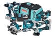 Tööriistade komplekt Combokit Makita DLX7019TX1 цена и информация | Akutrellid, puurid ja kruvikeerajad | hansapost.ee