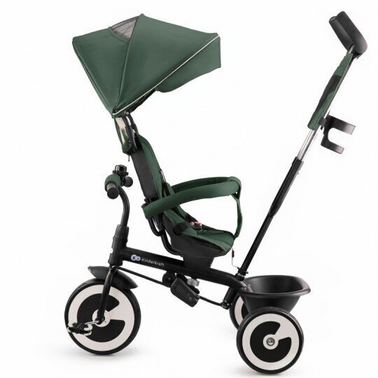 Kolmerattaline multifunktsionaalne ratas Kinderkraft Aston, roheline hind ja info | Kolmerattalised jalgrattad lastele | hansapost.ee
