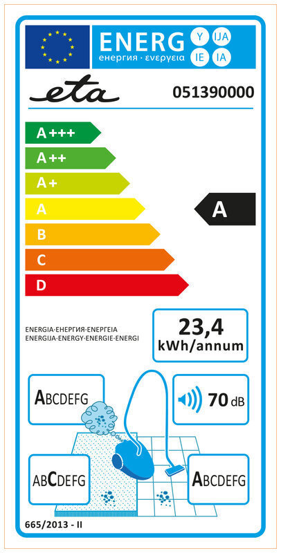 ETA Vacuum cleaner Salvet ETA051390000 B цена и информация | Tolmuimejad | hansapost.ee