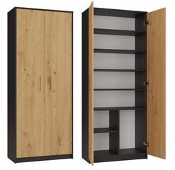 Полка Top E Shop Oliv 2D, коричневая цена и информация | Topeshop Мебель и домашний интерьер | hansapost.ee