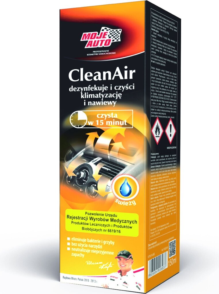 Auto palsami puhastusvahend Moje, aerosool, 150 ml hind ja info | Autokeemia | hansapost.ee