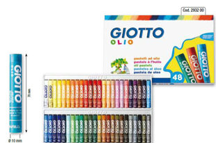 Õlipastell Fila Giotto Olio, 48 tk hind ja info | Kunstitarbed, voolimise tarvikud | hansapost.ee