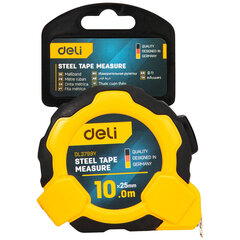 Mõõdulint Deli Tools EDL3799Y, 10m/25mm hind ja info | Deli Tools Remondikaubad, sanitaartehnika ja kütteseadmed | hansapost.ee