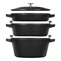 Staub La Cocotte 4,2 л Круглая чугунная форма для запекания цена и информация | Кастрюли, скороварки | hansapost.ee