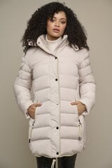 Rino&Pelle женское зимнее пальто NUSA, натуральный белый цвет цена и информация | Женские пальто | hansapost.ee