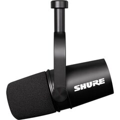 Микрофон Shure MV7-X Черный студийный микрофон цена и информация | Микрофоны | hansapost.ee