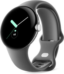 Google Pixel Watch Polished Silver/Charcoal цена и информация | Смарт-часы (smartwatch) | hansapost.ee