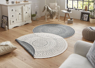 Vaip Northrugs Twin Porto Grey Cream, 140x140 cm hind ja info | Vaibad | hansapost.ee