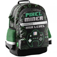 Школьный рюкзак Paso Minecraft, серый/зелёный цена и информация | Школьные рюкзаки, спортивные сумки | hansapost.ee