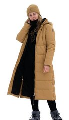 Luhta женское зимнее пальто IISALMI, миндально-коричневый цвет цена и информация | Женские куртки | hansapost.ee