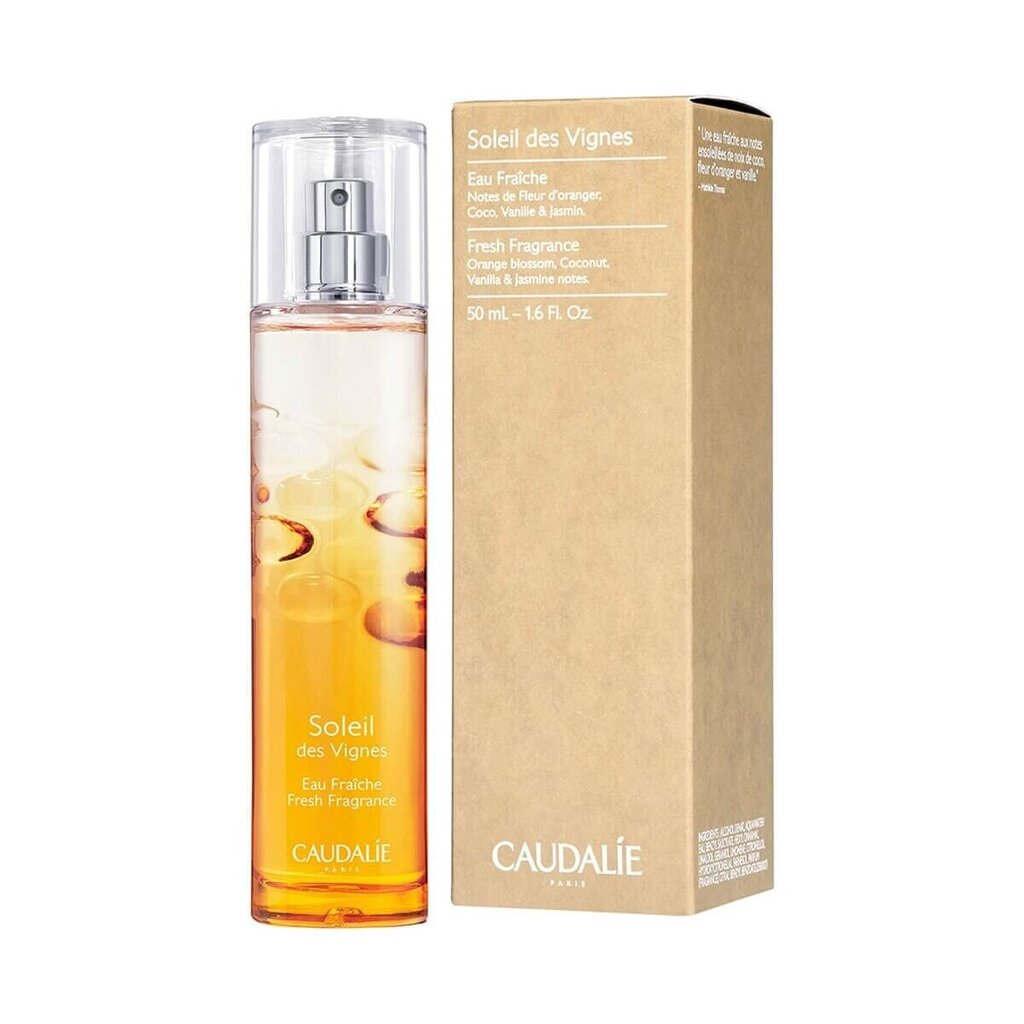 Naiste parfümeeria Caudalie Soleil Des Vignes Eau Fraiche (50 ml) цена и информация | Parfüümid naistele | hansapost.ee