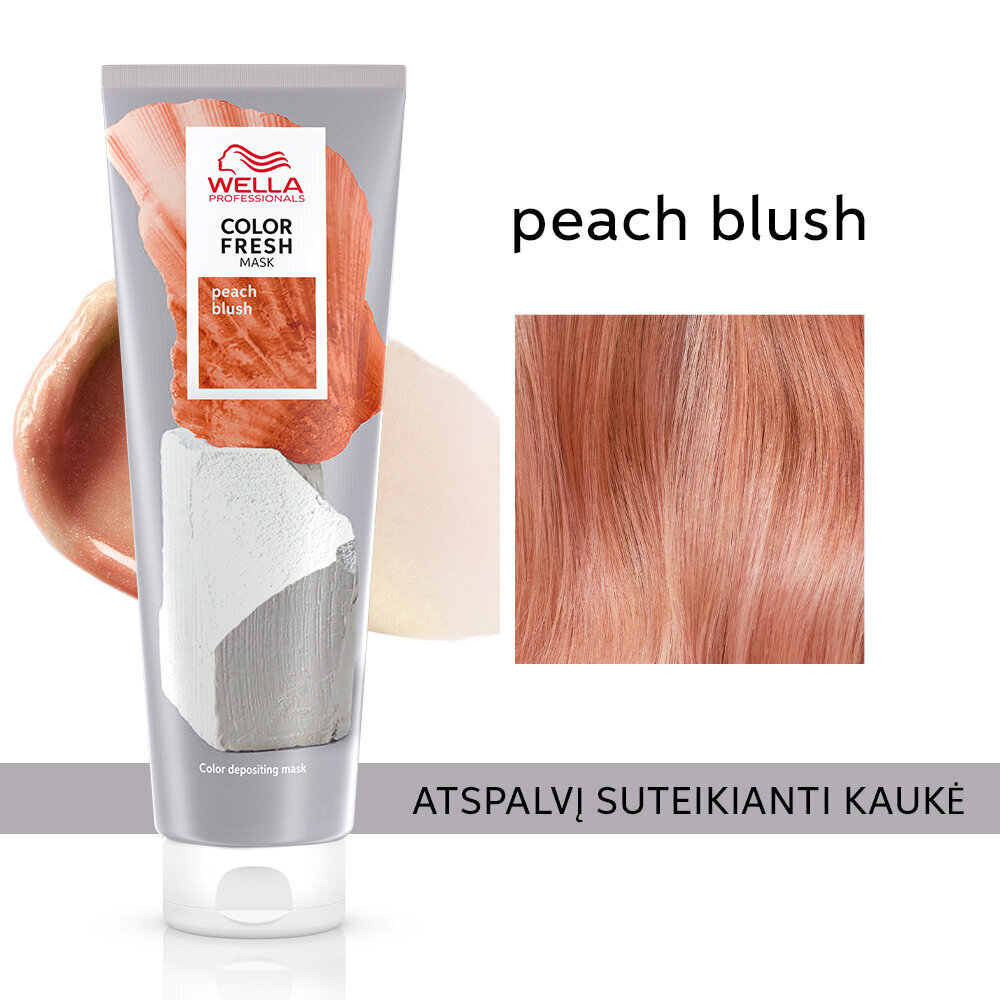 Toniseeriv juuksemask Wella Professionals Color Fresh Mask, Peach Blush, 150ml price and information | Juuksemaskid, õlid ja seerumid | hansapost.ee