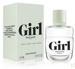 Naiste parfüüm Rochas Girl Edt 4,5 ml miniatuurne hind ja info | Parfüümid naistele | hansapost.ee