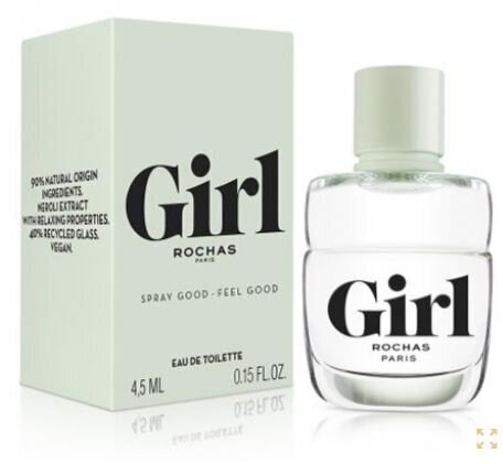 Naiste parfüüm Rochas Girl Edt 4,5 ml miniatuurne цена и информация | Parfüümid naistele | hansapost.ee