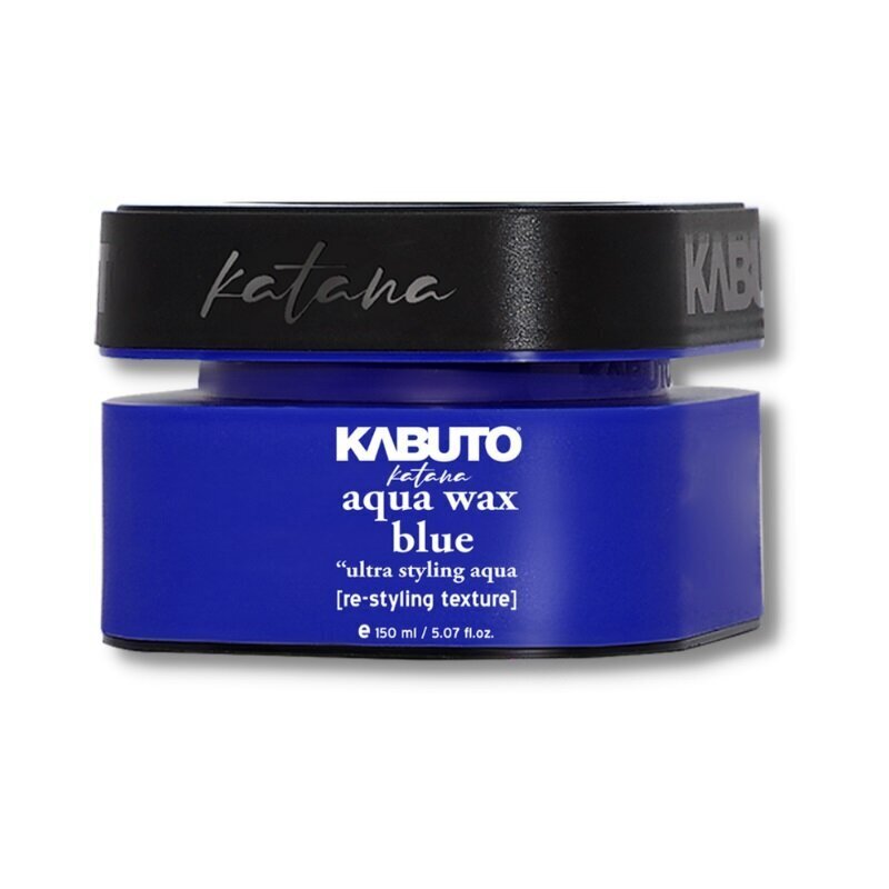 Juuksekujundusvaha Kabuto Katana Aqua Wax Blue Ultra Styling, 150ml hind ja info | Juuste viimistlusvahendid | hansapost.ee