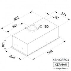 Kernau KBH 0860.1 X цена и информация | Очистители воздуха | hansapost.ee