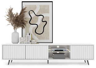 TV-laud Selsey Bello 175 cm, valge/must hind ja info | Televiisori alused | hansapost.ee