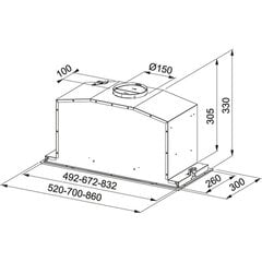 Franke Inca LUX FBI 737 XS/WH price and information | Air cleaners | hansapost.ee