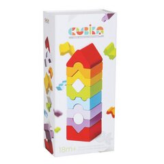 Arendav puidust püramiid EKO torn, 10 tk, Cubika price and information | Toys for babies | hansapost.ee