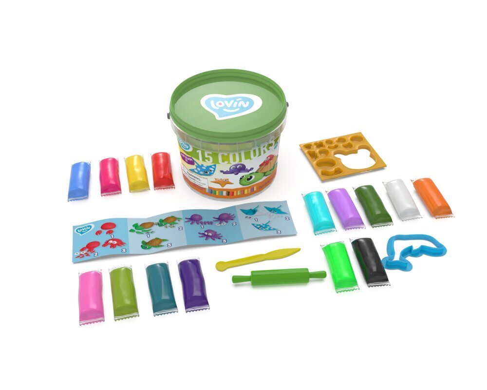 Loominguline komplekt Modelling pusle Play Dough - Sea Life, 3+ aastat цена и информация | Kunstitarbed, voolimise tarvikud | hansapost.ee