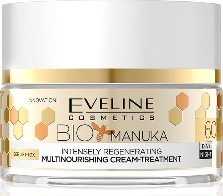 Pinguldav näokreem Eveline KBio Manuka 60+, 50ml hind ja info | Näokreemid | hansapost.ee