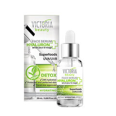 Увлажняющая сыворотка для лица с гиалуроновой кислотой и UVA/UVB фильтром Victoria Beauty, 20мл цена и информация | Victoria Beauty Для ухода за лицом | hansapost.ee