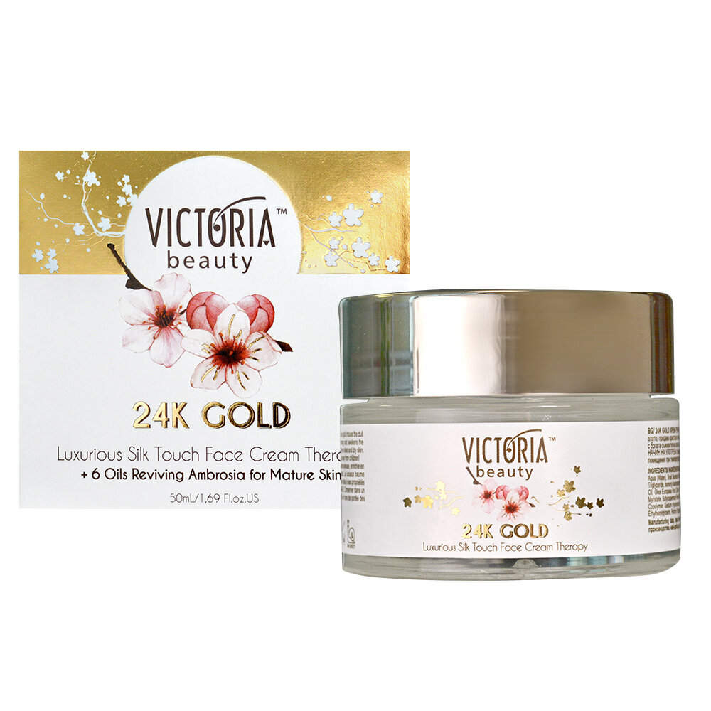 24K kullaga aktiivne päevakreem Victoria Beauty, 50 ml цена и информация | Näokreemid | hansapost.ee