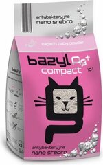 Бентонитовый наполнитель для кошачьего туалета Bazyl Ag+ Compact, 10 л цена и информация | Наполнитель для кошек | hansapost.ee