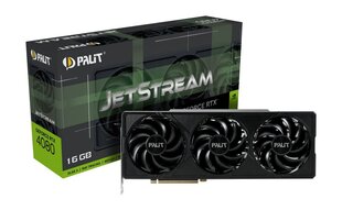 Palit GeForce RTX 4080 16GB GDDR6X JetStream (NED4080019T2-1032J) hind ja info | Videokaardid | hansapost.ee