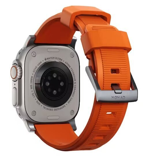 Nomad Rugged Band Ultra Apple Watch 42/44/45/49 mm, Orange hind ja info | Nutikellade aksessuaarid ja tarvikud | hansapost.ee