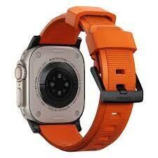 Nomad Rugged Band Ultra Apple Watch 42/44/45/49 mm, Orange hind ja info | Nutikellade aksessuaarid ja tarvikud | hansapost.ee