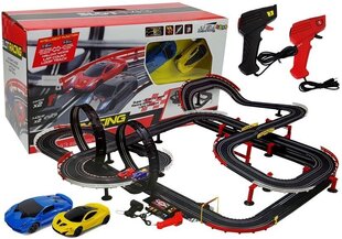 Võidusõidurada autodega Lean Toys Slot-Car цена и информация | Игрушки для мальчиков | hansapost.ee