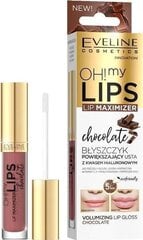 Блеск для губ Eveline Oh! My Lips Lip Maximizer Chocolate, 4,5 мл цена и информация | Помады, бальзамы, блеск для губ | hansapost.ee