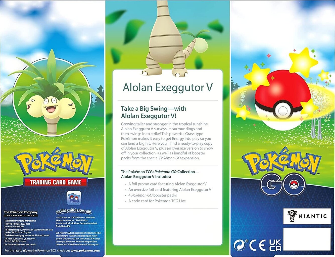 Pokemon TCG: Pokemon GO Collection Alolan Exeggutor V Box цена |  hansapost.ee