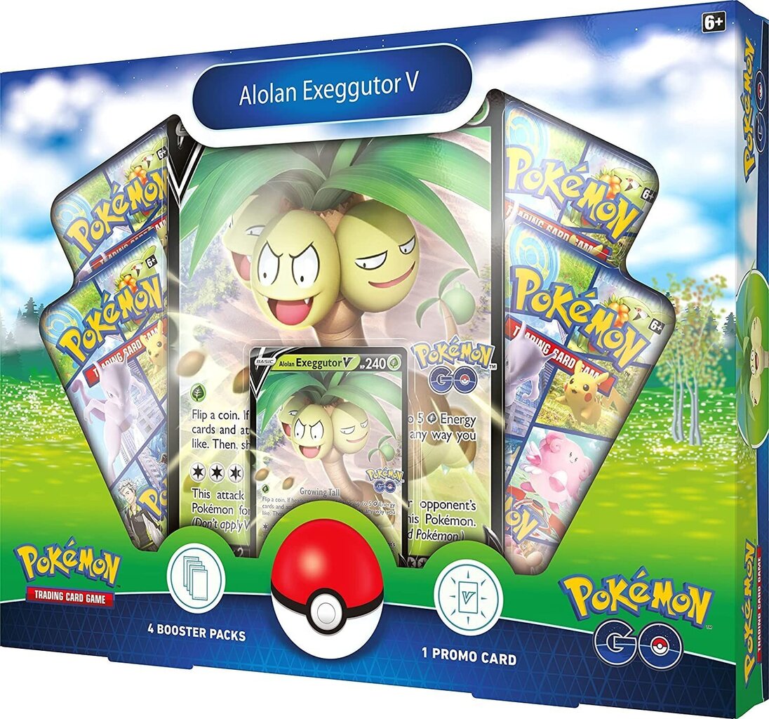 Pokemon TCG: Pokemon GO Collection Alolan Exeggutor V Box цена и информация | Lauamängud ja mõistatused perele | hansapost.ee