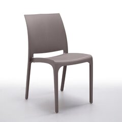 Садовый стул Волга серо-коричневый цена и информация | Садовые стулья, кресла, пуфы | hansapost.ee