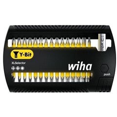 Hабор бит WIHA XLSelector Y-Bit 25 mm Phillips, Pozidriv, TORX® 1/4 "(32 шт.) цена и информация | Механические инструменты | hansapost.ee