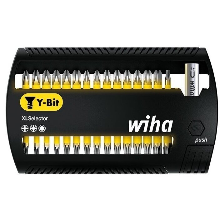 Bitikomplekt Wiha XLSelector Y-Bit 25 mm Phillips, Pozidriv, TORX® 1/4 "(32 tk.) цена и информация | Käsitööriistad | hansapost.ee