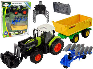 Haagisega traktor Lean Toys hind ja info | Mänguasjad poistele | hansapost.ee