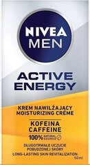 Увлажняющий крем для лица Nivea Men Active Energy, 50 мл цена и информация | Кремы для лица | hansapost.ee