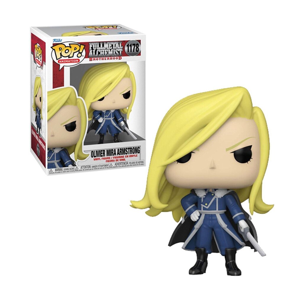 Kujuke Funko POP! Fullmetal Alchemist - Olivier Mira Armstrong hind ja info | Fännitooted mänguritele | hansapost.ee