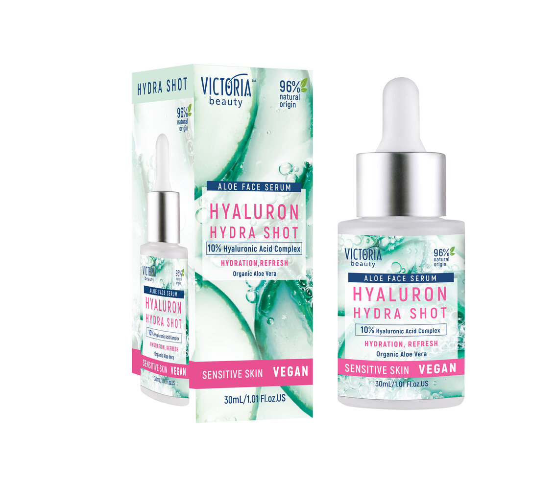 Intensiivselt niisutav näoseerum koos hüalurooniga Victoria Beauty, 30 ml цена и информация | Näoõlid, ampullid ja seerumid | hansapost.ee